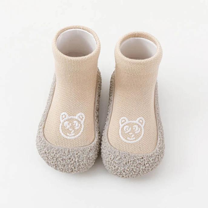 

Baby Shoes Cotton First Shoes Infant Toddler First Walker Boys Girls Kids Soft Rubber Sole Baby Shoe Knit Booties Anti-Slip 0-6 Months