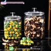 Food-Grade Kitchen Grain, Tea, and Dried Tangerine Peel Storage Jars - Moisture-Proof, Sealed