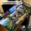 Großes MauspaddHunter × Hunter Benutzerdefinierter Name Text Personalisierte Schreibtischmatte Rutschfeste Gaming-Matte