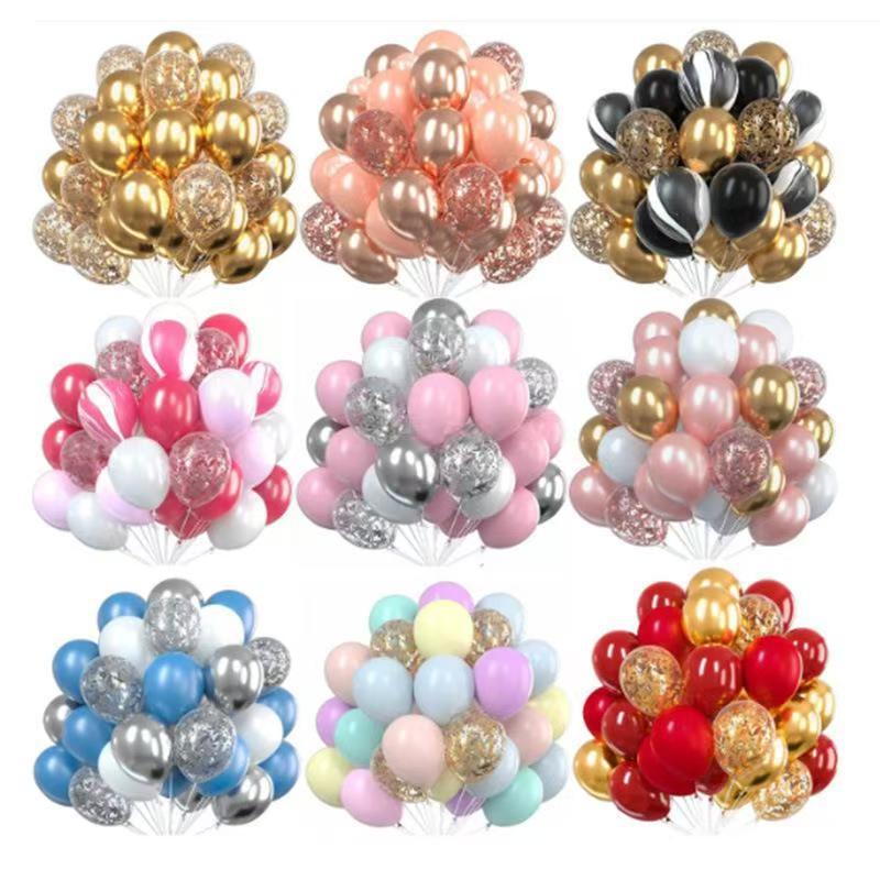 30-Piece 12-Inch Balloon Set for Birthday, Wedding, and Party Decorations