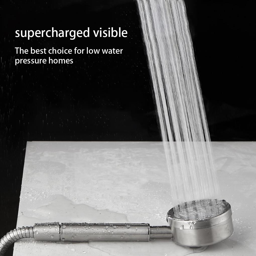 Pressurized Shower Stainless Steel Detachable Bathroom Shower Sprayer Water Sprinkler Showering Supplies