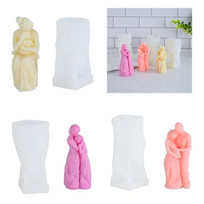 Statue Candle Mold for Making Candle Gypsum Ornaments Home Decorations DIY Craft 3D Scalpture Candle Silicone Mold