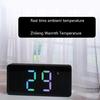 Makeup Mirror Clock RGB Color LED Voice Alarm Timer 5-min Snooze and Auto Dimmer