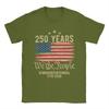 Years American Flag Th Anniversary USA TShirt Beach  100 Cotton TShirts For Unisex Harajuku Design Tshirt Short Sleeve Clothes