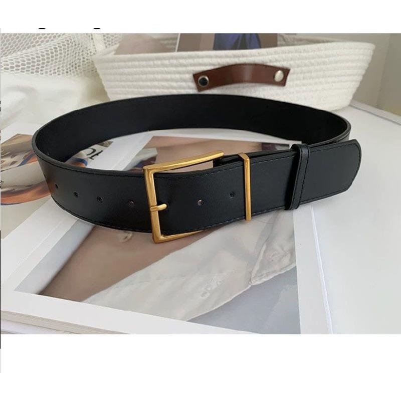 New Oval Pin Buckle Thin Belt Versatile Student Decoration Knotted Skirt Waist-hugging Casual and Simple Small Belt