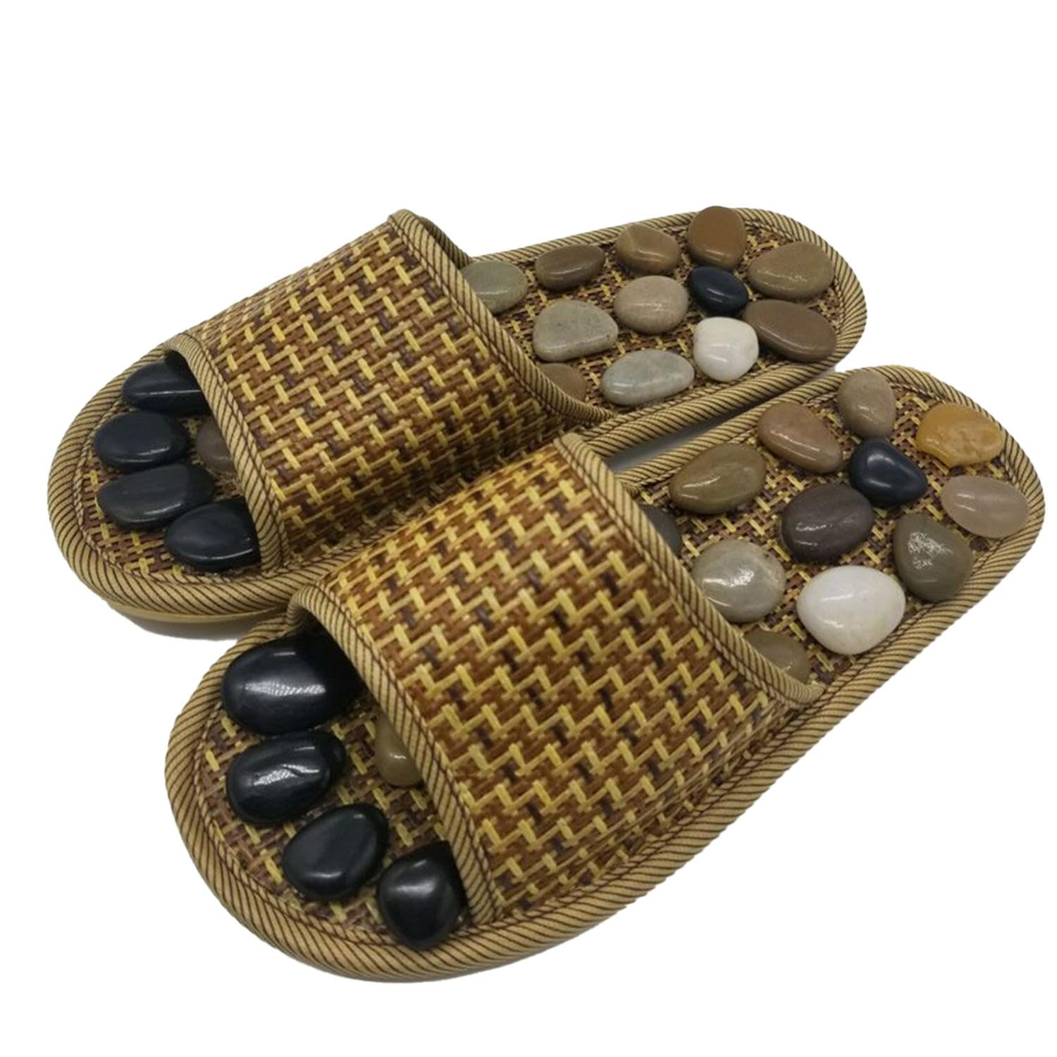 

Рефлексология Здоровый Натуральный Тихий Ротанг Комнатные и Японские Обувь и Вес [ДИЗАЙН МЕНЬШИНСТВА] Тапочки, Сандалии, Камень, Легкий, Дизайн, Плетение,