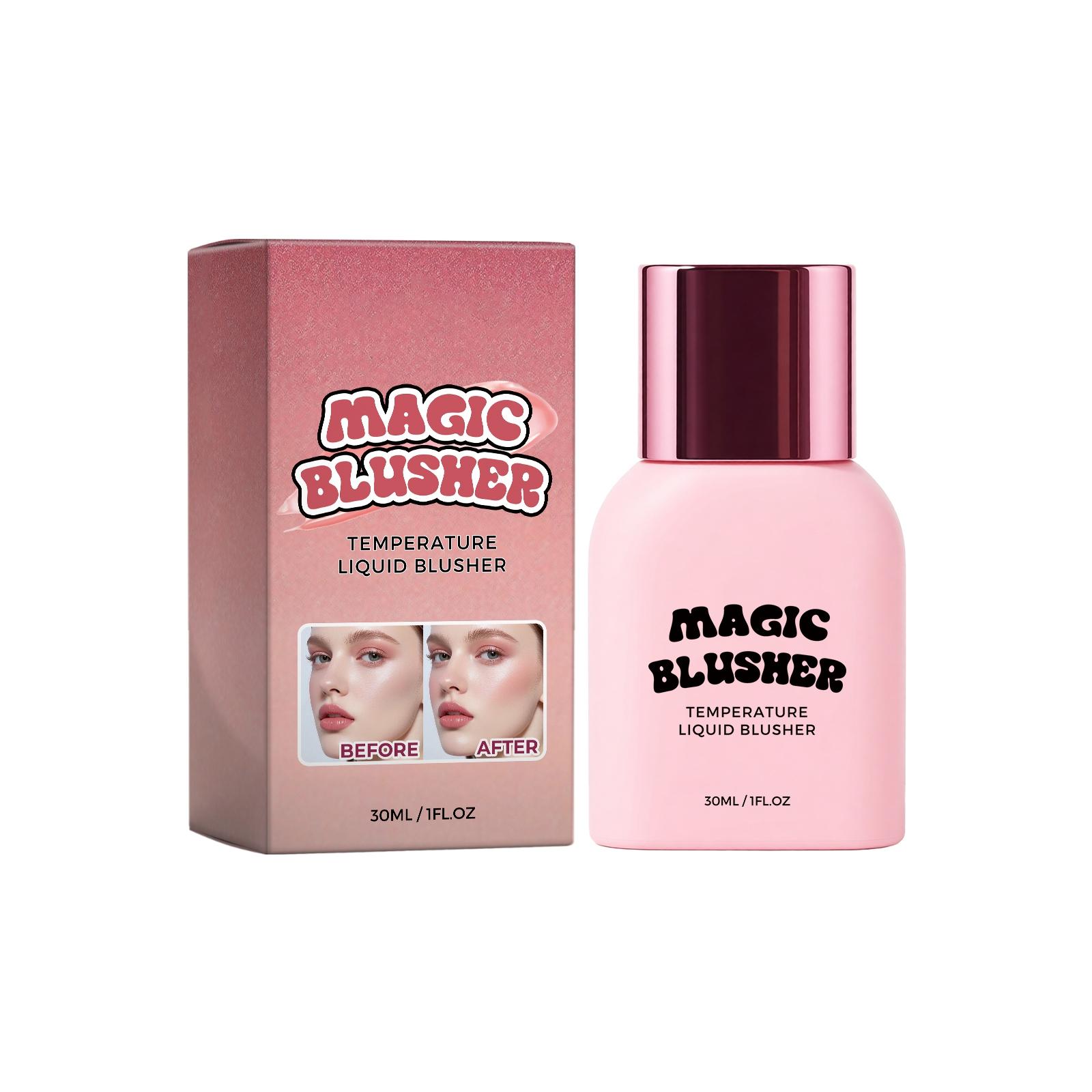

The Temperature-changing Blush Liquid Has A Uniform Texture That Is Smooth And Delicate, Providing A Natural Color Effect,30ML рожевий