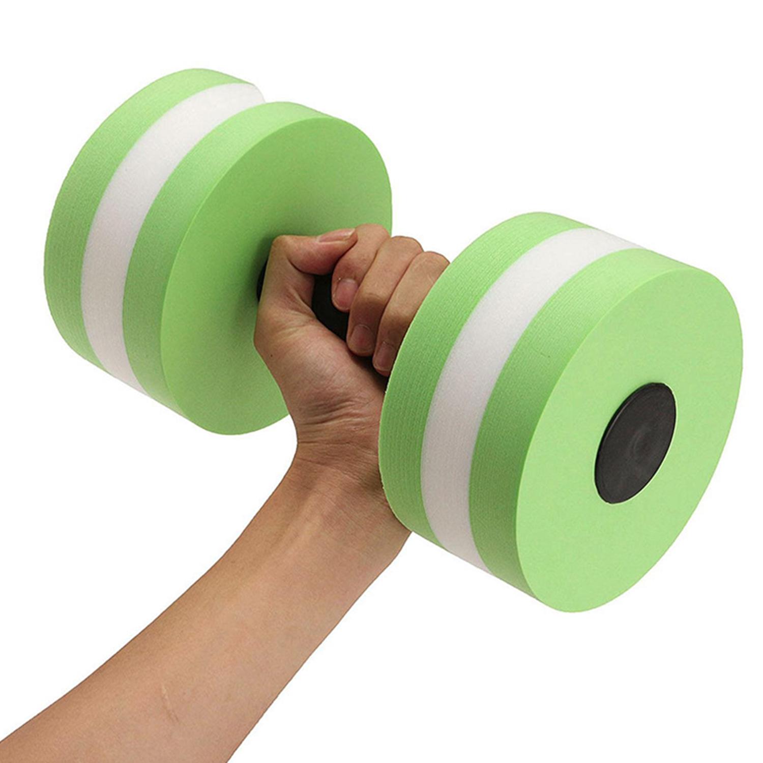 

Set of 2 dumbbells for water aerobics, resistance training in the pool, water fitness training, arm strengthening, floating EVA swimming equipment, su