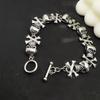 Men's Non-Fading Titanium Steel Skull Bracelet - Trendy Retro Fashion Accessory