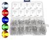 CO-RODE Diode Electroluminescente LED Transparente, Set Asortiment 3mm și 5mm