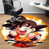 1pc Dragon Ball Goku Power Office Round Area Rug, Under Office Chairs Bedroom Living Room Home Decor, Available in Various Sizes