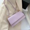 Handbag PU Leather Crossbody Bag Candy Color Small Square Bag Girls Simple Shoulder Bag  Party