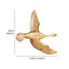 Golden Geese Wall Hanging Golden Bird Decorative Piece Three-dimensional Background Wall Decoration Resin Handicrafts