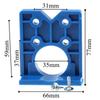 35mm Concealed Hinge Jig Woodworking Cabinet Door Hinge Drill Guide Drill Bits Hole Cutter Jig Kit for Cabinet Door Installation