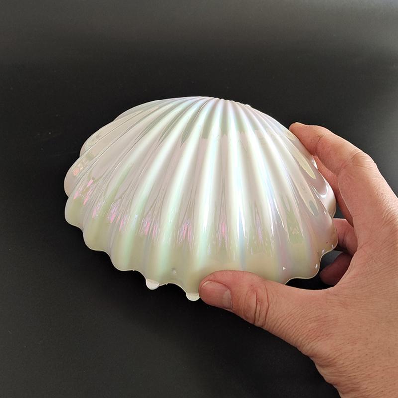 5pcs Cute Metallic Shell Plastic Candy Box Make Up Jewelry Storage Boxes Wedding Birthday Baby Shower Gift Box Party Favor Decor