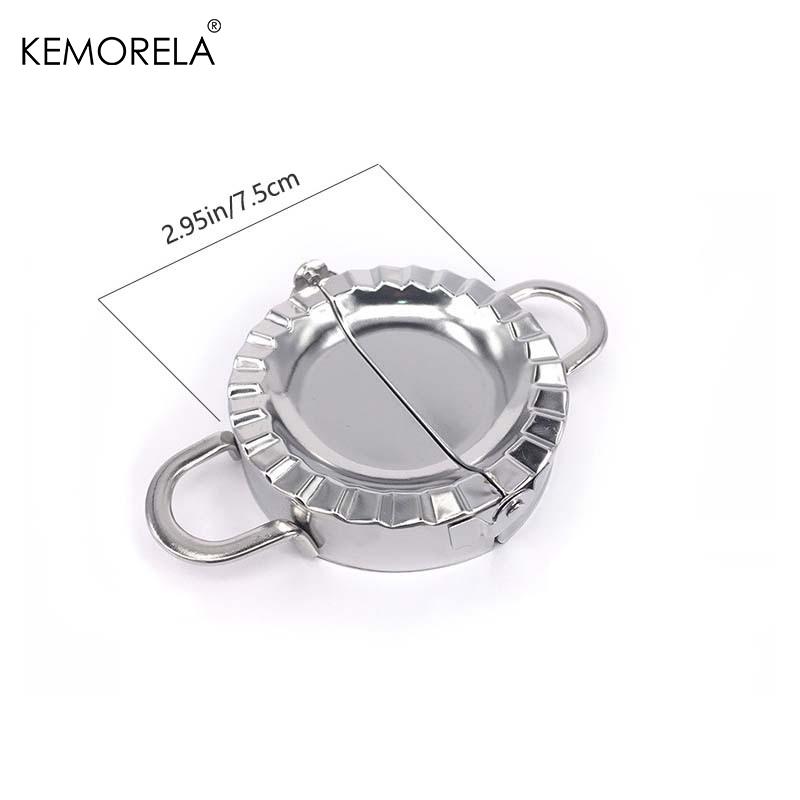 KEMORELA 1PCS Stainless Steel Dumpling Maker Mold Wrapper Dough Cutter Pie Ravioli Dumpling Mould Tools Kitchen Accessories
