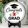 2D Flat Aluminum Graduation-themed Wall Decorations, Available in Various Sizes, Featuring A Minimalist Black and White Style A Perfect Choice for