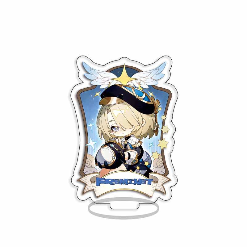 Portachiavi Acrilico Genshin Impact Merchandising Ufficiale Disponibile Ora Personaggi Furina Lyney Neuvillette Accessori Qualità Premium