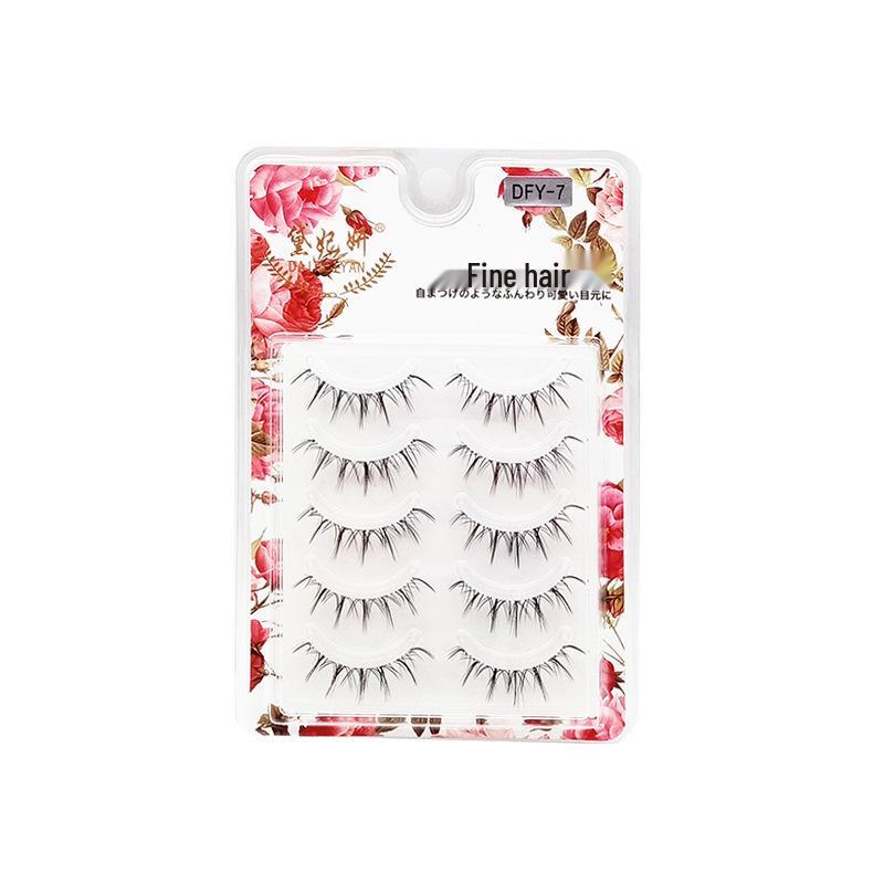 DFY-7 Transparent Soft Stem Comic A-Type Irregular Fairy Eyelashes
