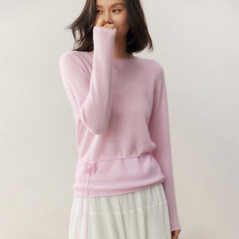 Qinghe 100% Pure Cashmere Women's Sweater - Ultra Soft Luxury Winter Pullover