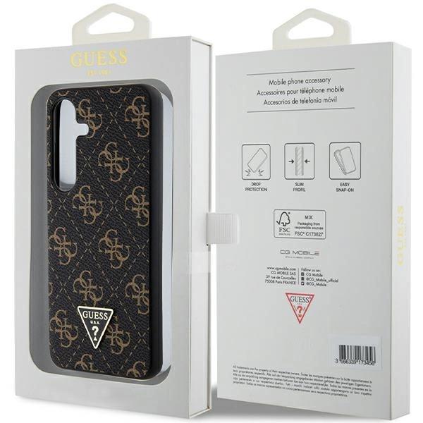 Guess 4G Triangle Case For Samsung Galaxy S24+ - Black