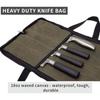 Portable Chef's Bag, Fashionable, Durable, Oil and Wax Canvas Bag, Practical, Kitchen Knife Storage Bag, Chef's Handheld Tool Kit
