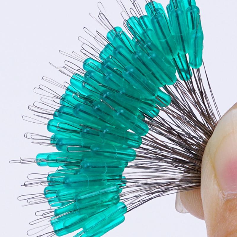 100 Τμχ/Σακούλα Πολλά Χρώματα Πλωτήρας Ψαρέματος Πώμα Σιλικόνης Συνδετήρας Space Bean Αντίσταση Πετονιάς Αξεσουάρ Ψαρέματος