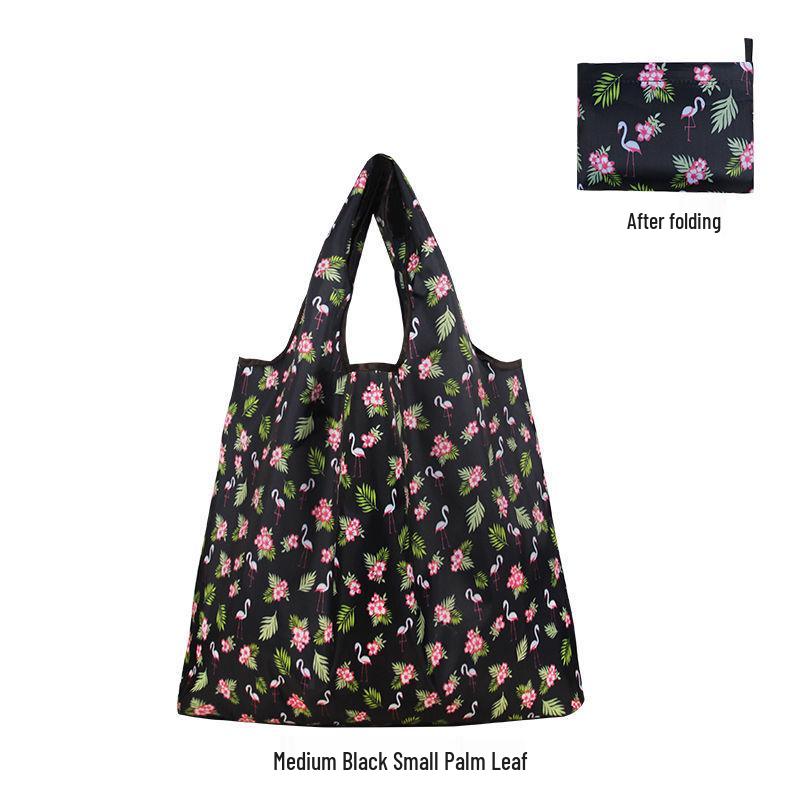 Eco-Friendly Large Capacity Flower Tote - Foldable, Waterproof, and Convenient for Shopping