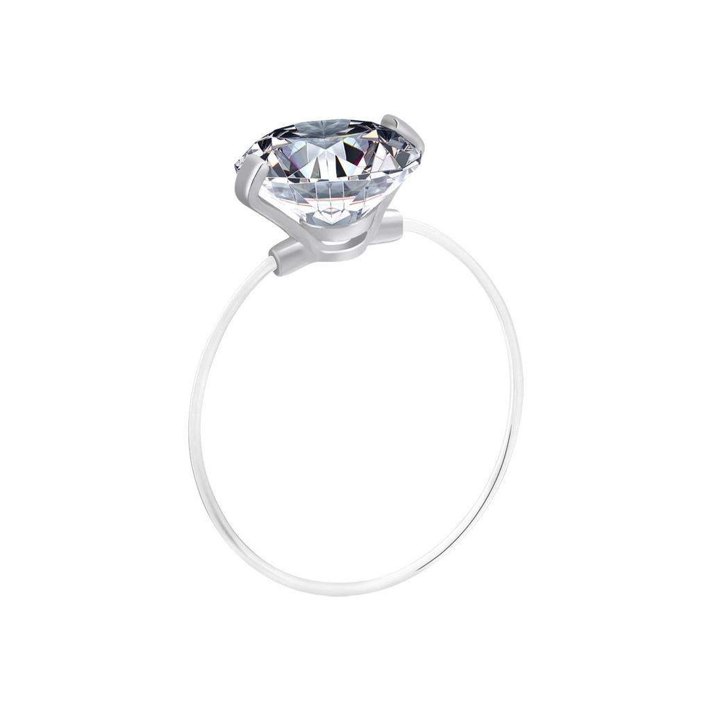 Mermaid Tears S925 Sterling Silver Zircon Ring: Shiny, Colorful, and Versatile Finger Ring for Women.