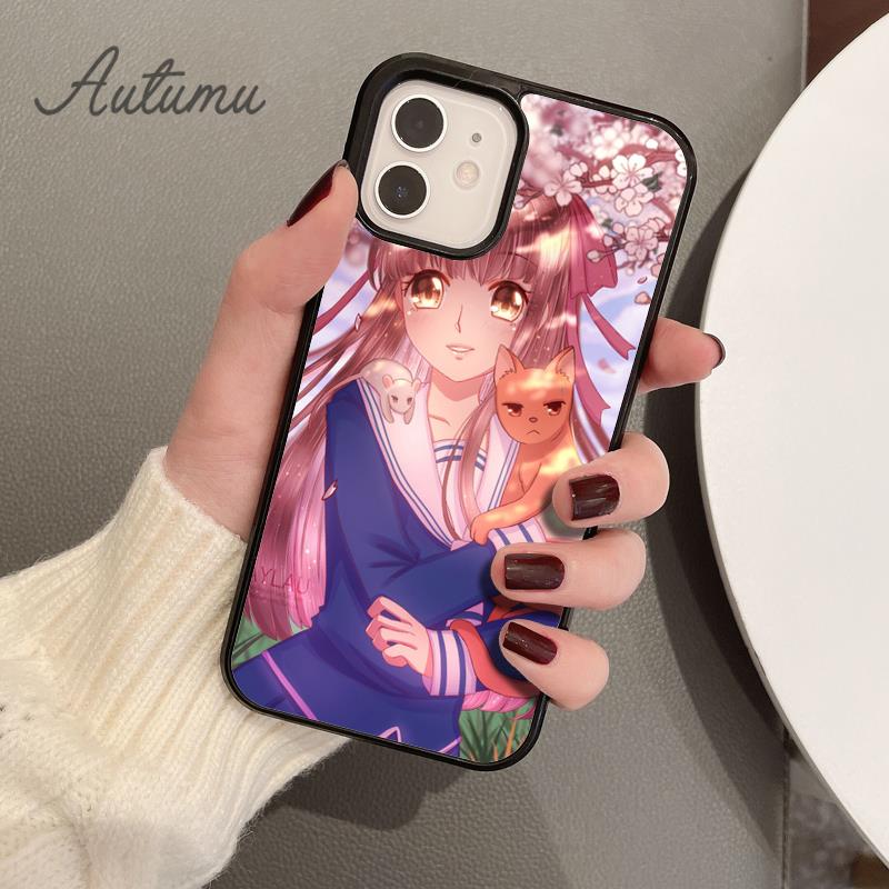 Fruits Basket Anime Handyhülle für iPhone 11 12 13 14 Pro Max mini X XR XS SE 2020 6S 7 8 Plus Samsung Galaxy S21 S22 Hülle