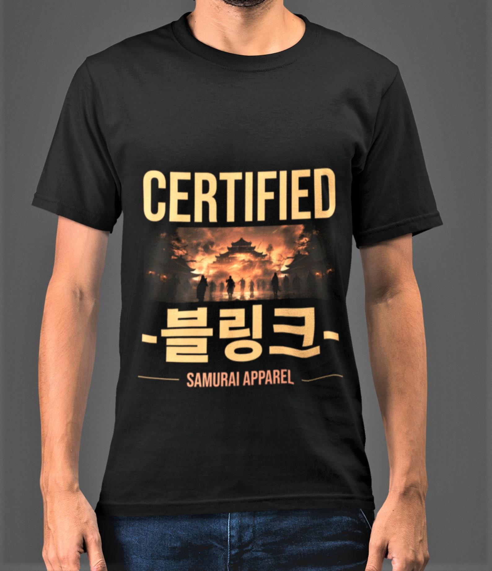 Samurai T-Shirt: Japanese Warrior Graphic Tee L