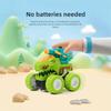 Inertial Sliding Dinosaur Car Toy Cartoon Design Deformation Car Toy Action Collision Toy  Kids Toy