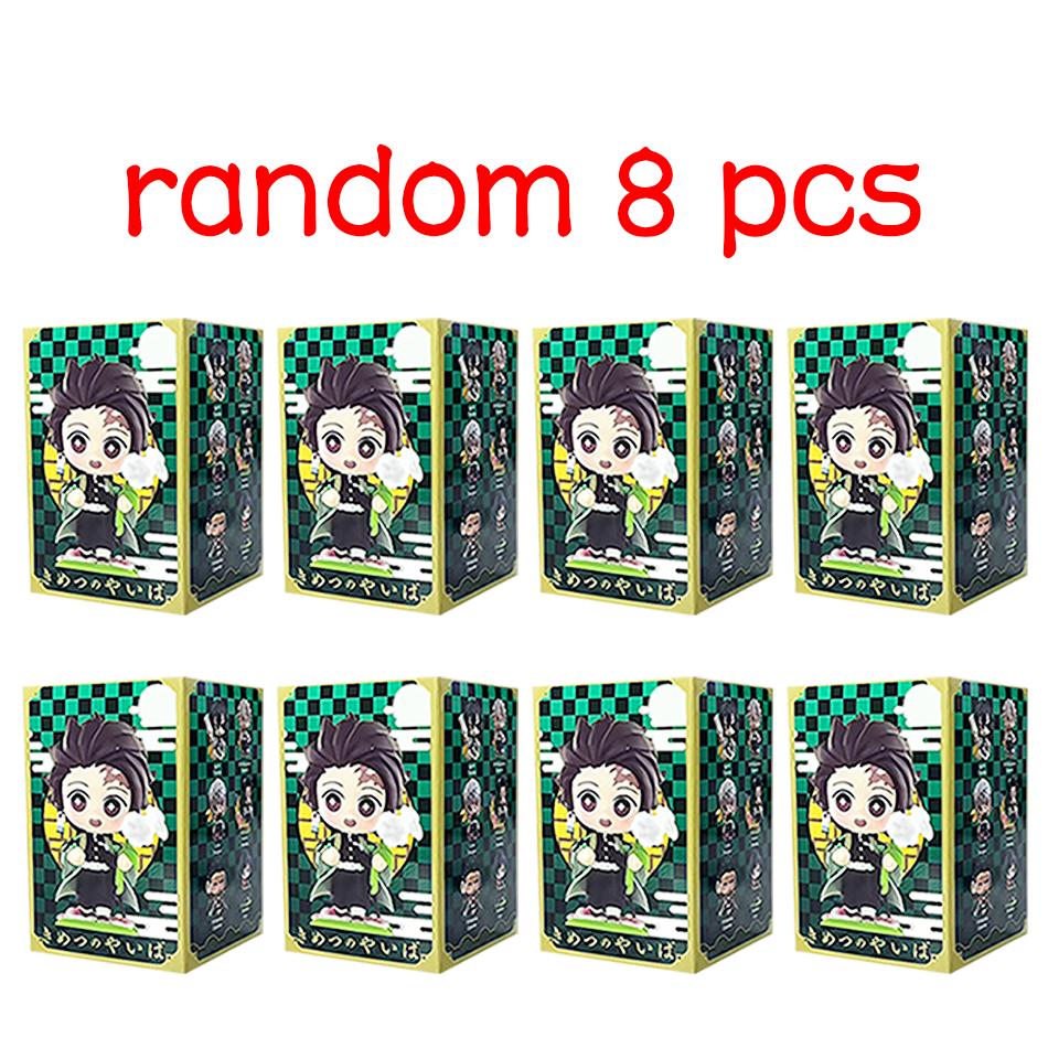 Demon Slayer Tanjiro Kamado Nezuko Anime Zeichentrickfigur Blindbox Kreative Personalisierte Statue Modell Ornament Überraschungsgeschenkbox
