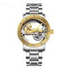 New  Man Watch Luxury Mechanical Watch Men Stainless Steel Automatic Self Wind Watch Skeleton Transparent Hollow Watch