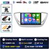 9" Android 14 Carplay Car Radio For Hyundai Solaris 2 Verna 2016-2020 Multimedia Video Player Navigation GPS Stereo 2Din WIFI+4G