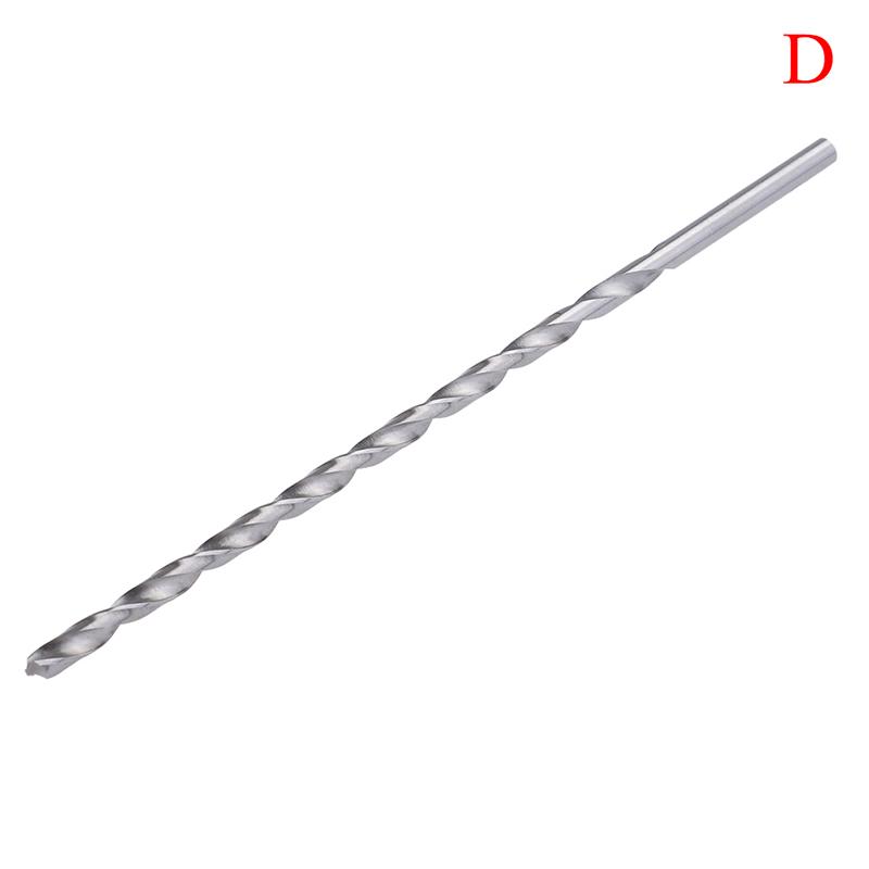

4-8 мм 1 шт. HSS удлиненное спиральное сверло 200 мм с прямым хвостовиком, шнековое сверло, инструмент D:6*200mm