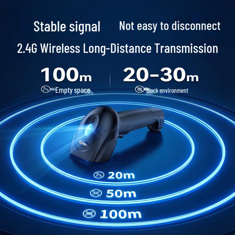 KEMI GY-56W Wireless 1D Barcode Scanner