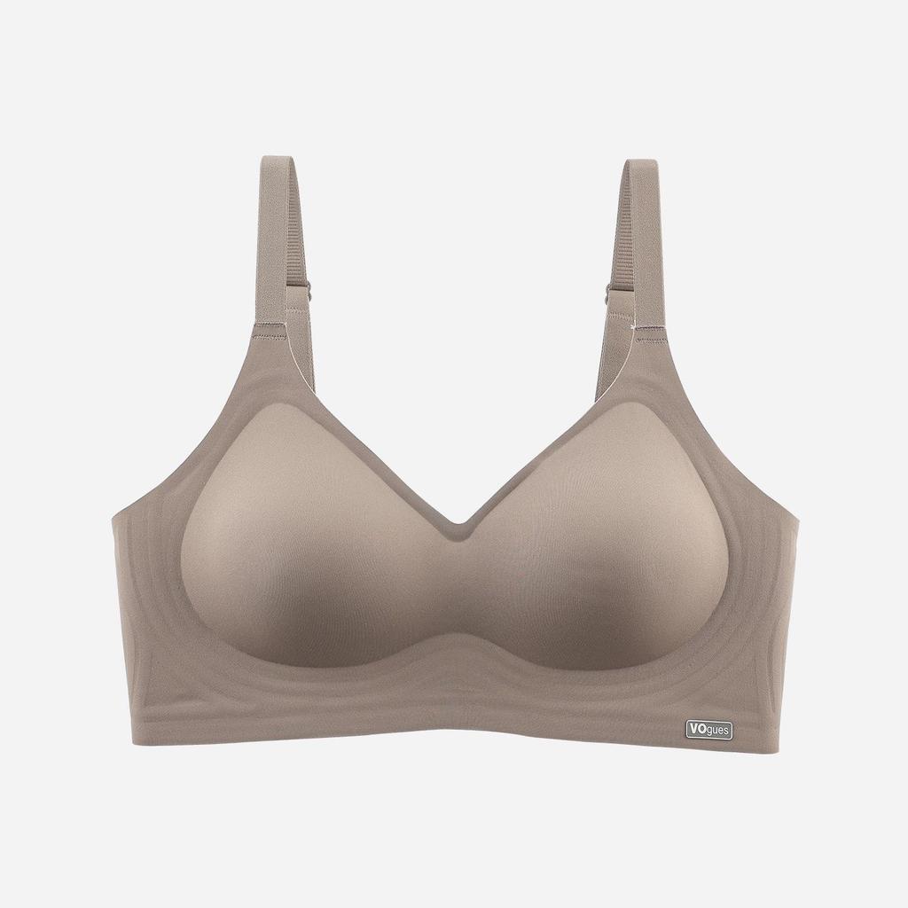 Breathable Soft Support Bra for Small Breasts - No Underwire, with Side Gathering and Jelly Strips for Lift