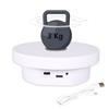 Round Shape Electric Turntable 360° Rotating Motorized Jewelry Show Holder  Live Streaming