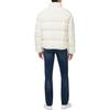 Calvin Klein Solid Color Loose Fit Stand Collar Zipper Down Long Sleeve Jacket Men Jacket White J400469YBI