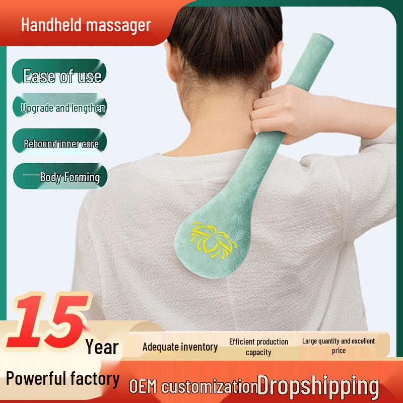 

Mugwort Handheld Massager: Back, Shoulder & Full Body Relaxation Hammer. 1 Pack небесно-голубой
