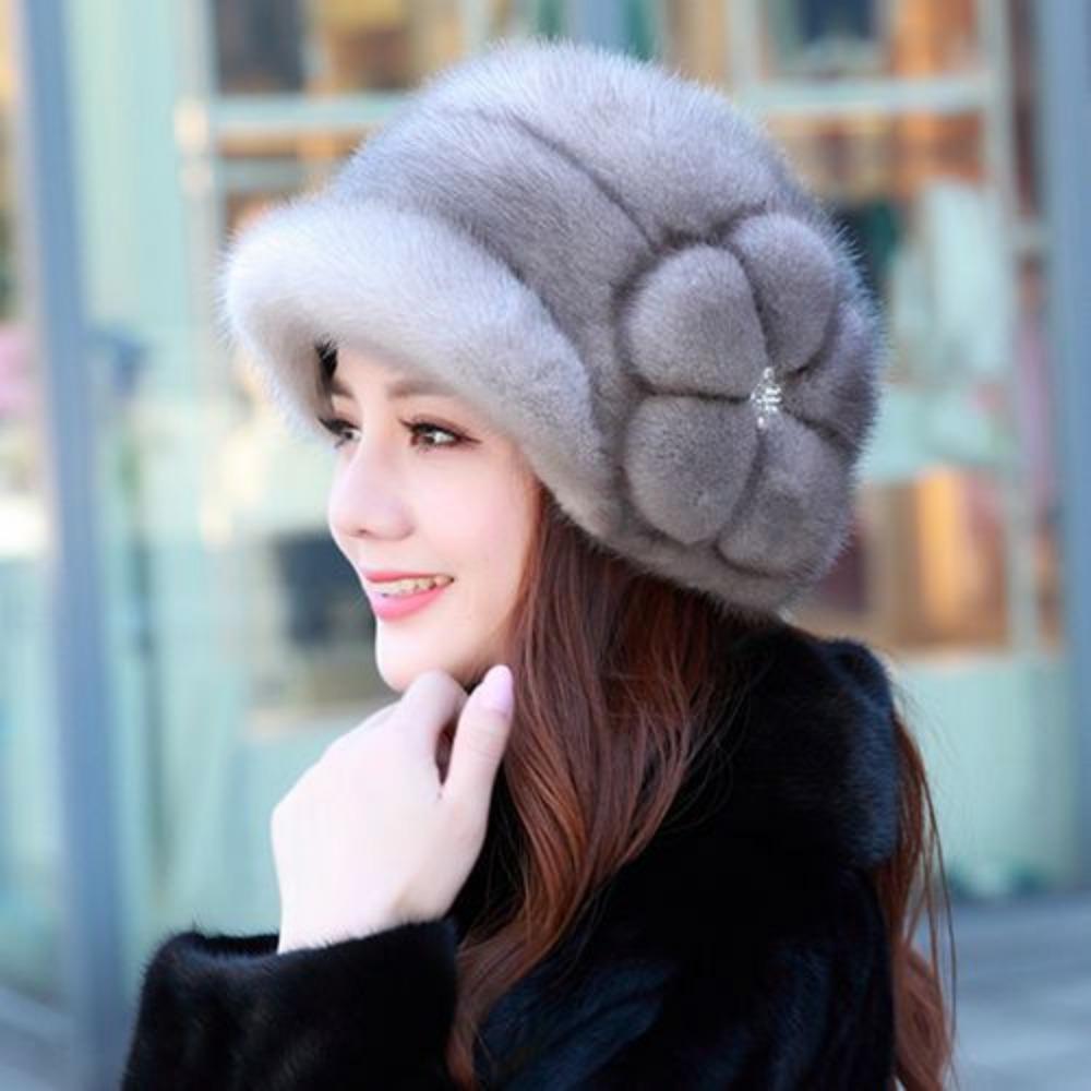 Winter New Arrival Large Floral Warm & Thickened Premium Hat