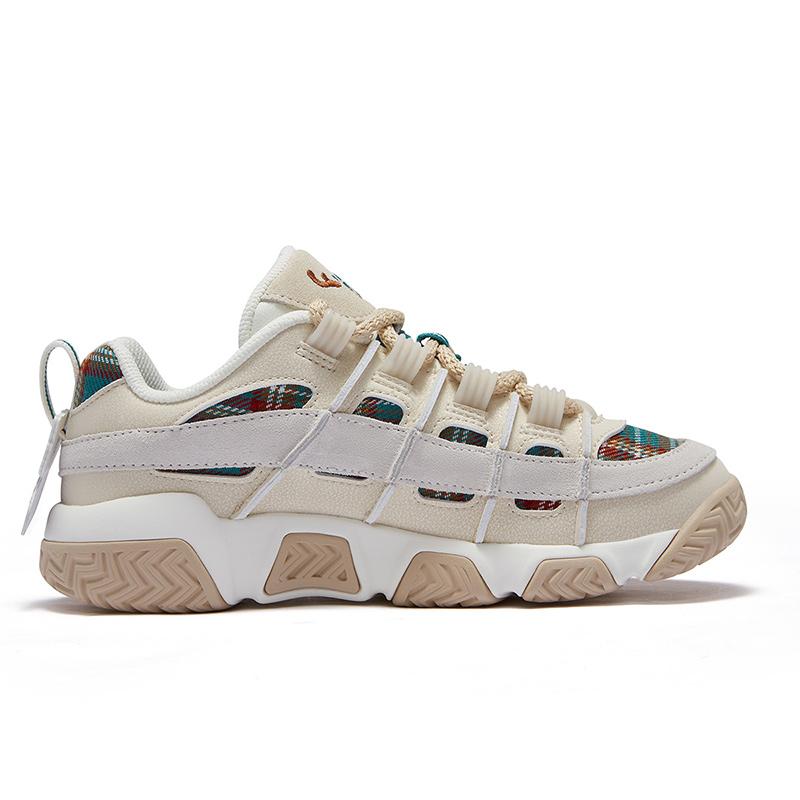 Fila Fusion Buster Bequeme Vielseitige Langlebige Low-Top Retro Basketballschuhe Damen Sneaker Weiß Grün T12W513219FWT