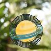 Golden Saturn on Black - Stylish Metallic Wall/Lawn Art for Christmas & Beyond