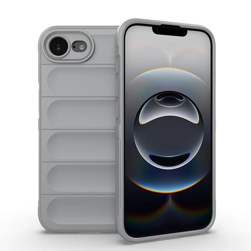 New Luxury soft shell business phone case shock-absorbing soft cover for iPhone 16E 16 15 14 13 12 Pro Max XS XR protective case