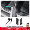 Tesla Model Y Door Sill Scuff Plates - Anti-Step TPE Welcome Pedals