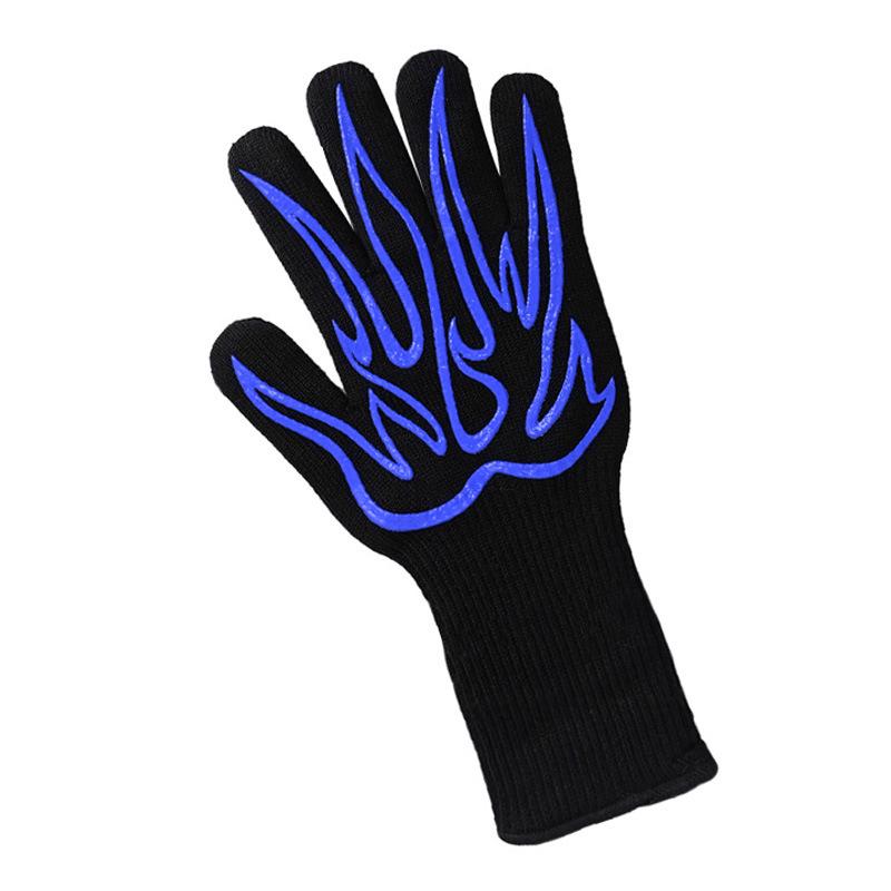 Heat-Resistant Flame Retardant Silicone BBQ Oven Gloves