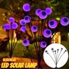 6/8 LED Spooky Eyeball Design with Glowing Green Lights Garden Halloween Decor for Lawn, Patio Outdoor Waterproof Red Lights