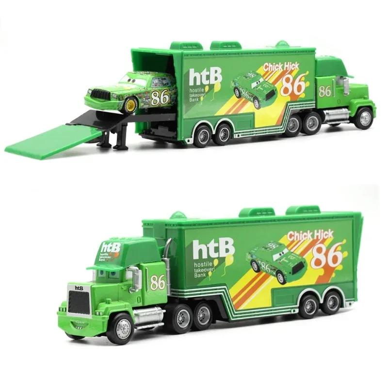 New  Pixar Cars And Truck Set Lightning Mcqueen Uncle Mike Model Trucks Racing Car New Year Christmas Gift For Boys