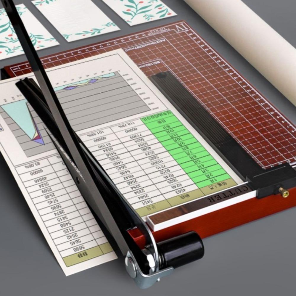 Precise Cuts A5 Paper Guillotine Heavy Duty Photo Cutting Machine Paper Card Trimmer Desktop